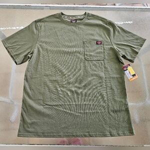 Wrangler Men's  Workwear Heavyweight Pocket Tee XL Green Utility Outdoor Durable